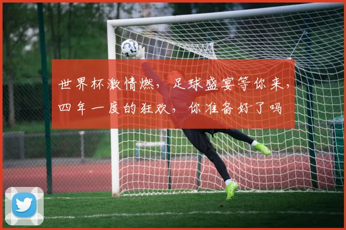世界杯激情燃，足球盛宴等你来，四年一度的狂欢，你准备好了吗