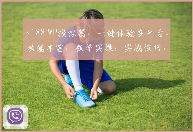 s188 WP模拟器，一键体验多平台，功能丰富，教学实操，实战技巧，必备工具三合一